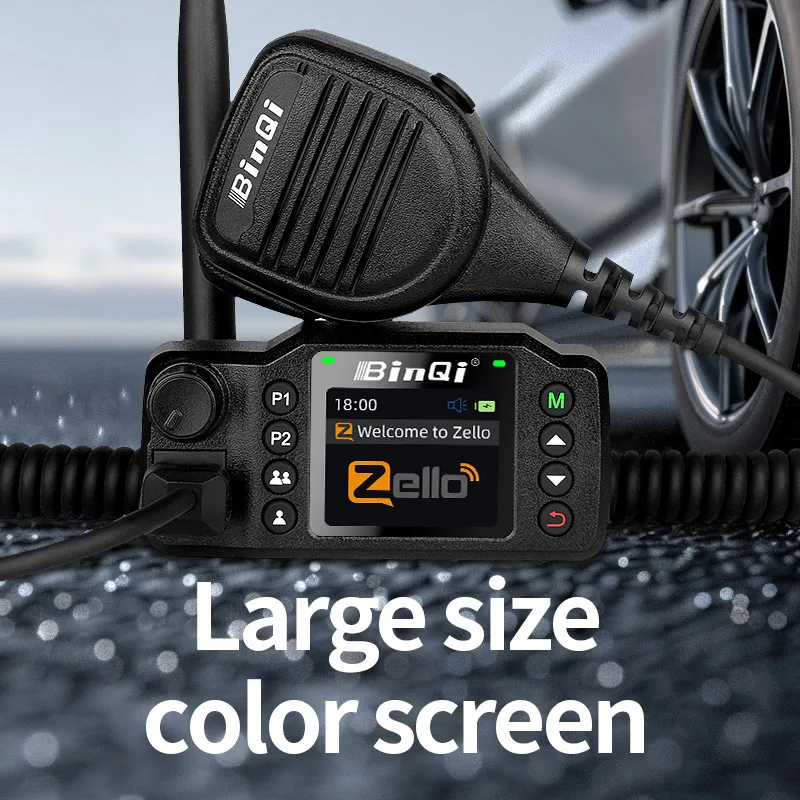 8900plus Zello Mini Mobile Radio 2G 3G 4G 5000KM Transceiver Supports GPS Positioning Car Radio 4