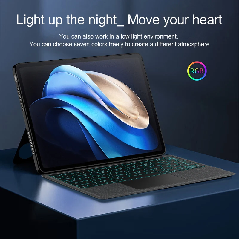 HUWEI Magic Keyboard Case For Vivo Pad 3 Pro 12.95 Inch 2024 for