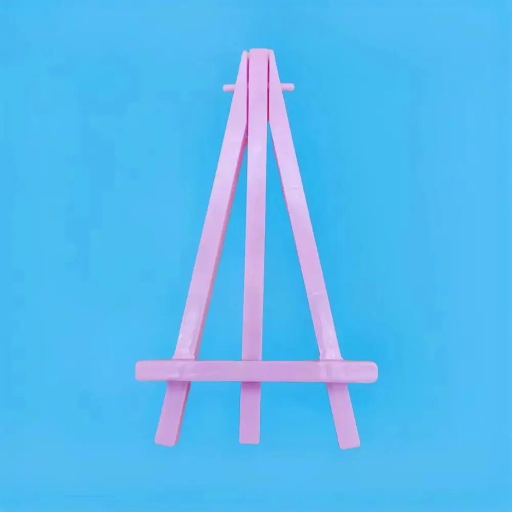 Triangle Easel Triangle-shaped Tabletop Easel Set of 5 Mini Plastic Sketching Easels for Kids Art Display Triangle Holder Stand