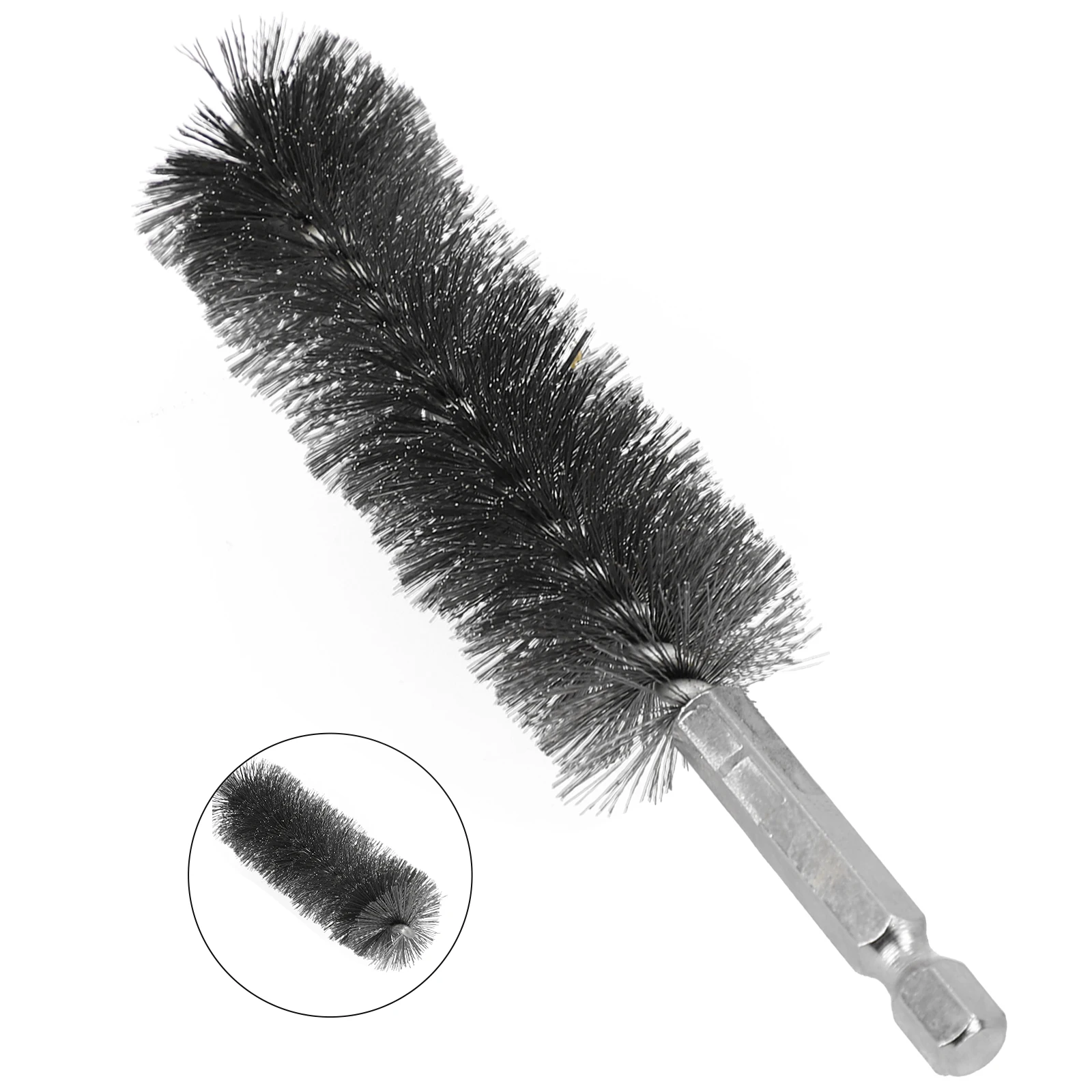 1pc 9-25mm Stainless Steel Drilling Brush Wire Tube Machinery Cleaning Brush Rust Cleaner For Electric Drill Impact Tool 3