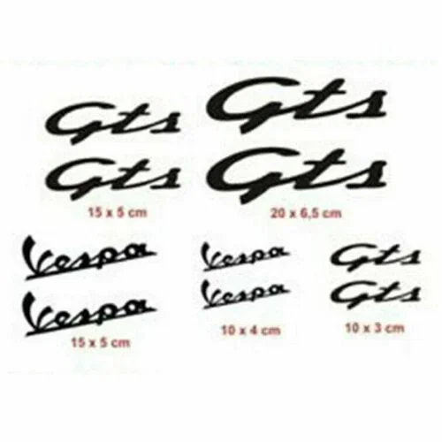 

For Vespa Motorcycle Stickers Compatible GTS 300 250 125 Sport Sticker Decals A34