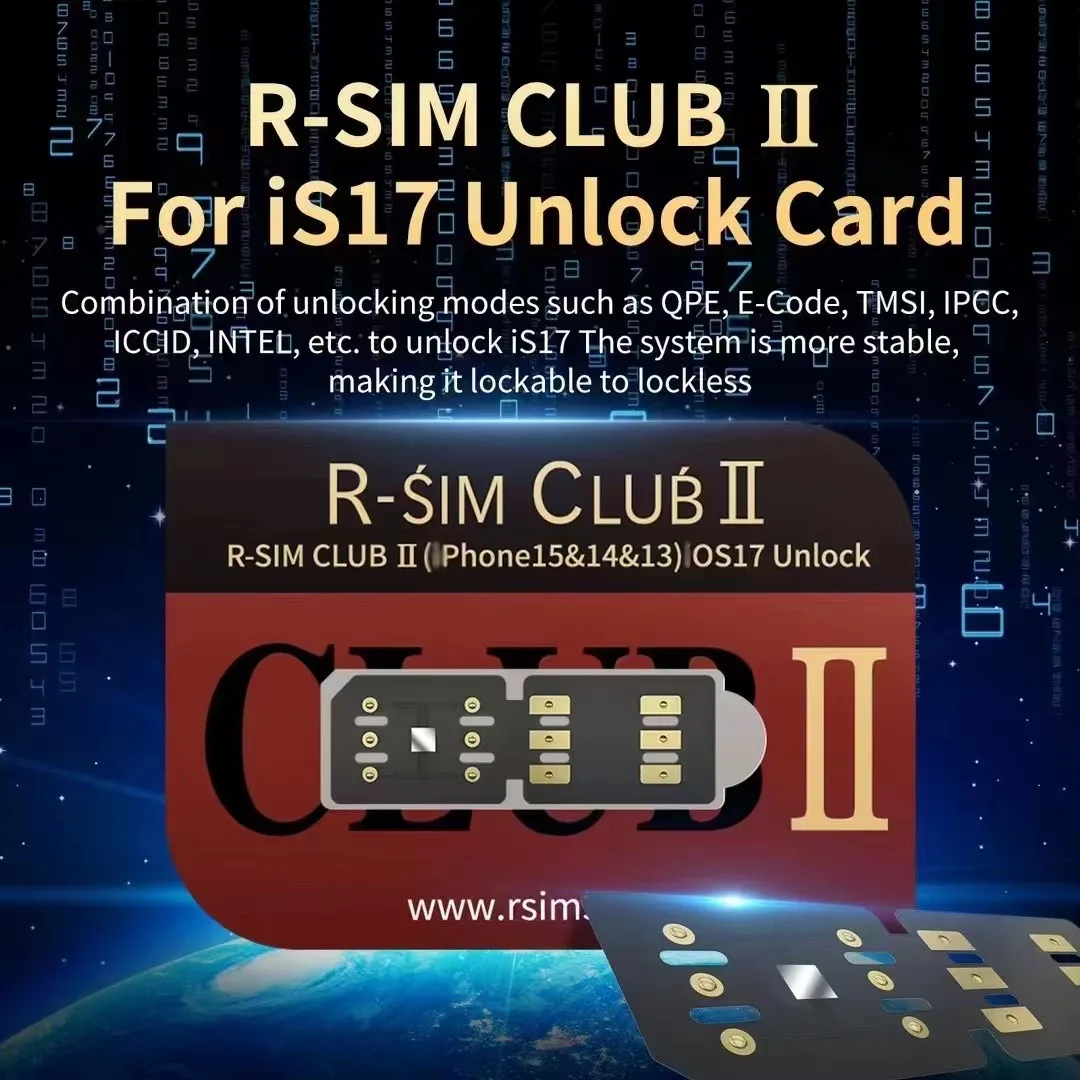 R-SIM CLUB2 V7 QPE ESIM for IP15 12 13 14 15 16 All ESIM Phone
