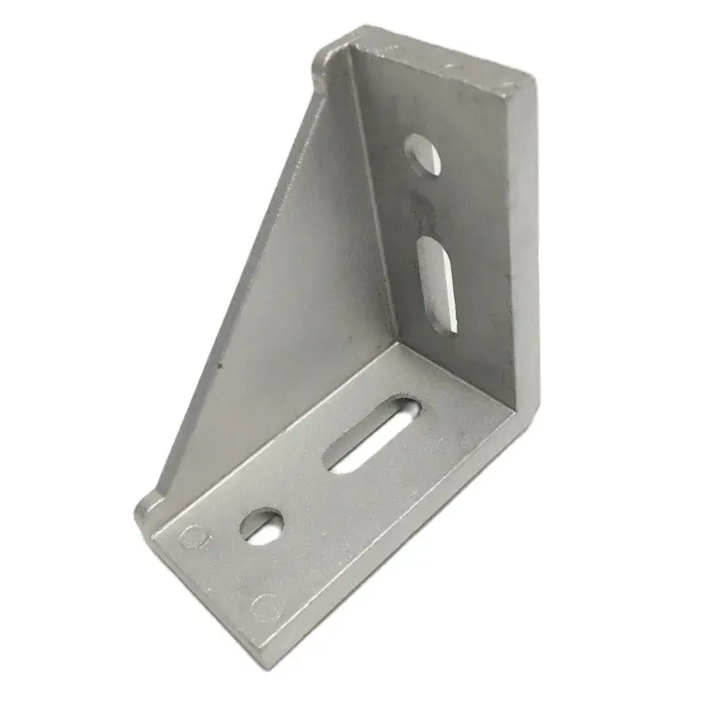 5 Pz 4080 Angolo Di Montaggio Angolare Alluminio 78X78 L Connettore Staffa Di Fissaggio Fiammifero Utilizzare 4080 Profilo In Alluminio Industriale