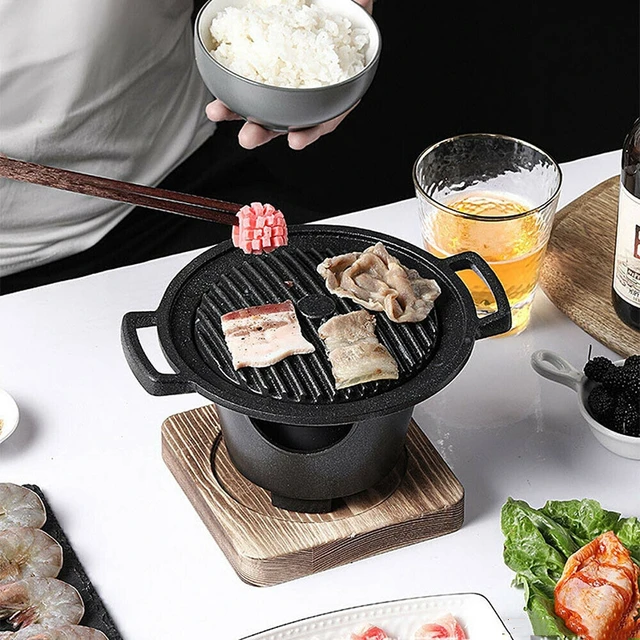 Korean BBQ Grill: Mini Smokeless Barbecue Grill