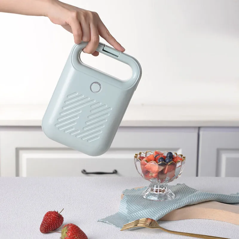 Kitchen Appliances multi-function Portable 2-slice Stainless Steel plate sandwich maker waffle maker 4