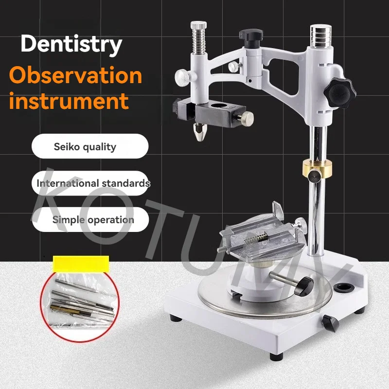 Quadratische Klemme für Oralgeräte, Modellbeobachter, Beobachtungsmühle, Dentallaborausrüstung, Parallelmesser – Detail 1