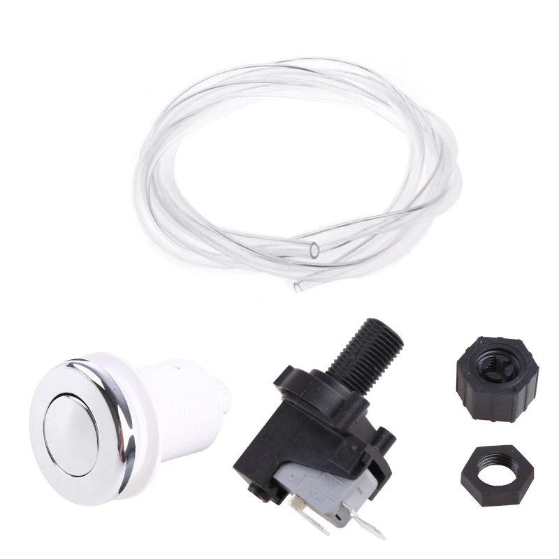 

Garbage Disposal Cordless Air for Food Waste Disposer, Metal Brushed, 32mm Sink Top Push Button Dropship