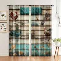 2pcs, Drapes Country Cottage Durable Polyester,Without Electricity Birthday Party Applies to Multipurpose Event Decoration 1