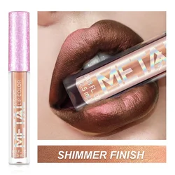Radiant Matte Metallic Lip Gloss Set - Long - Lasting, Waterproof, Non - Stick Formula (SHIMMER FINISH)