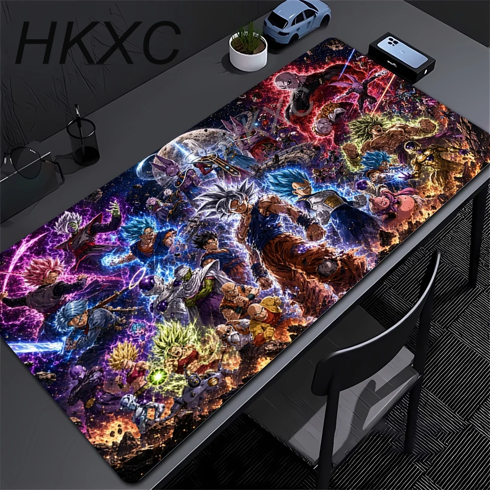 XXL Mouse Pad Anime Dragon Ball Z Kawaii DBZ Desk Mat Girl Gabinete Gamer Computer Desk Mat Keyboard Gaming Accessories Mousepad