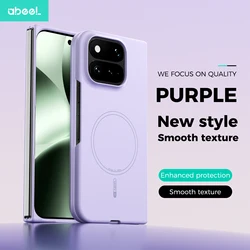 Magnetic Fashion Matte Folding Hard Back Cover for Google Pixel 11 Pro Fold (PURPLE)