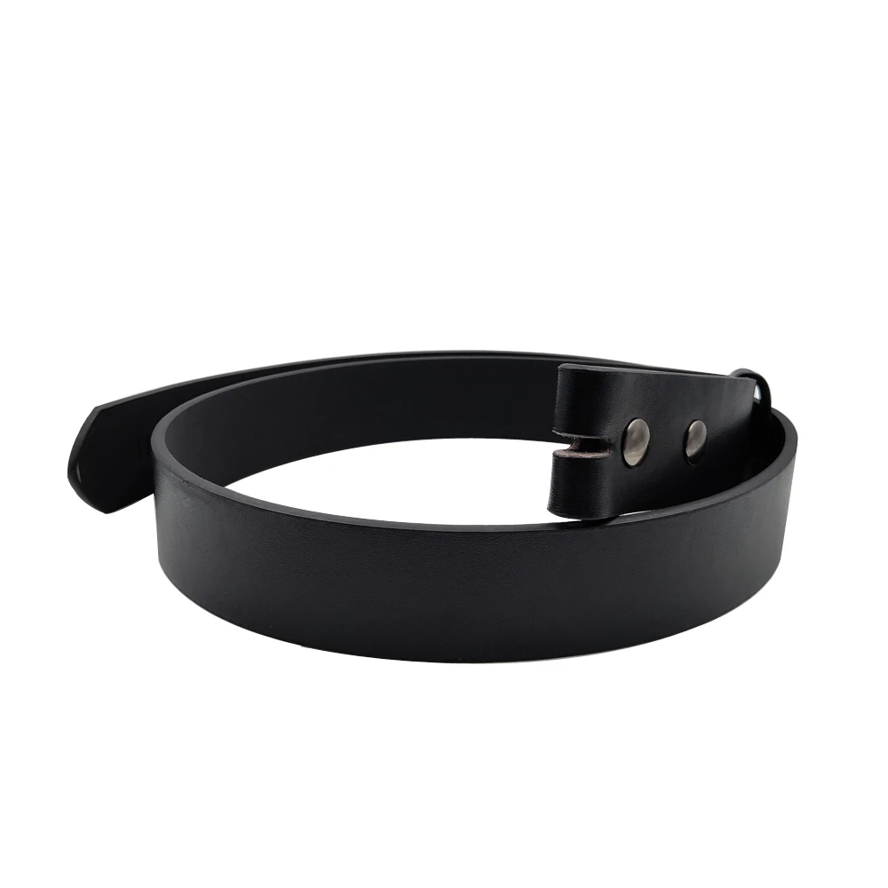 Cheapify – ceinture noire à Double boucle, nouveau Design, 38mm, pour hommes et femmes, livraison directe