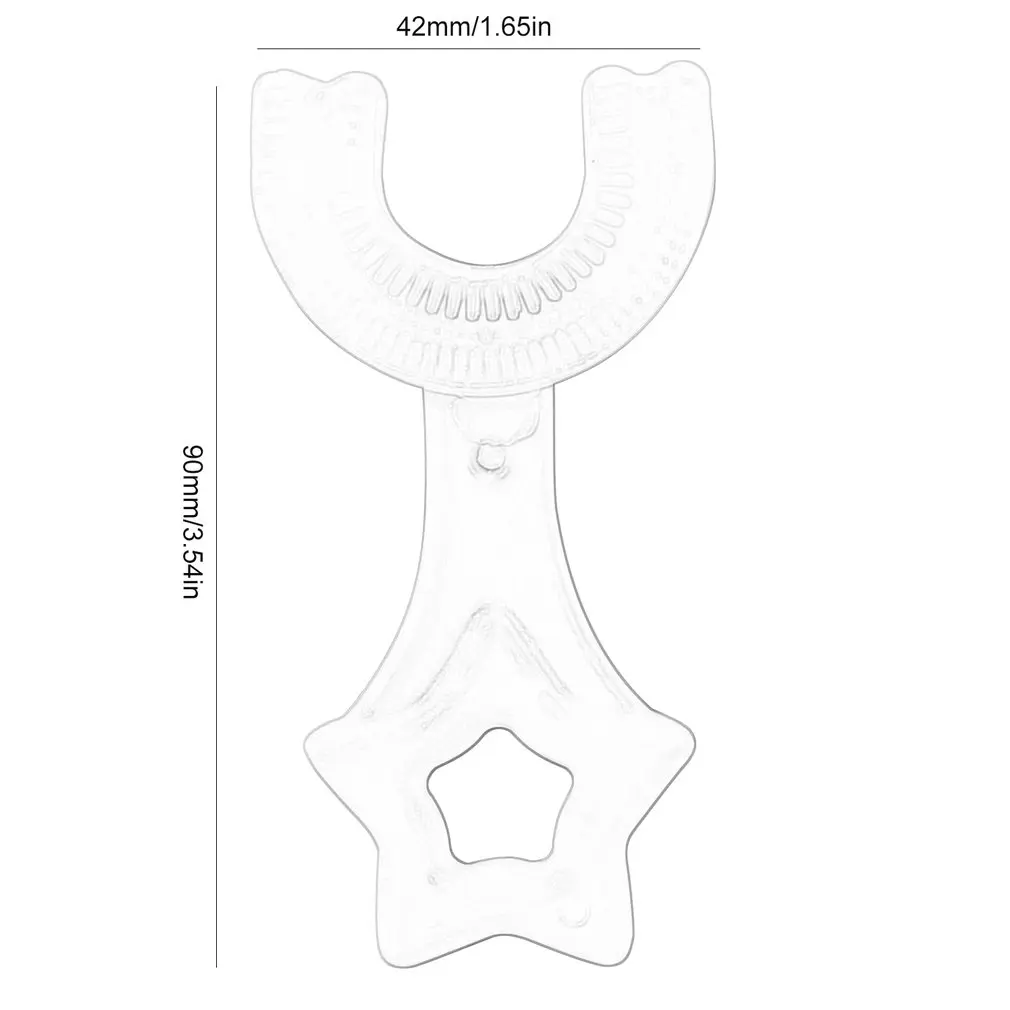 Toothbrush U-shaped Manual Training Toothbrush Children's Cleaning  Toothbrush U-shaped Rubber Soft Brush Oral Care Cleaning - Electric  Toothbrush - AliExpress
