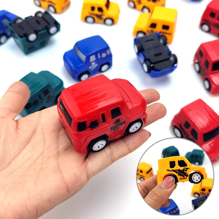 

5Pcs New Children's Puzzle Toys Creative Plastic Mini Candy Color Pull Back Car Toys Model Inertia Car Toys Boys' Gifts