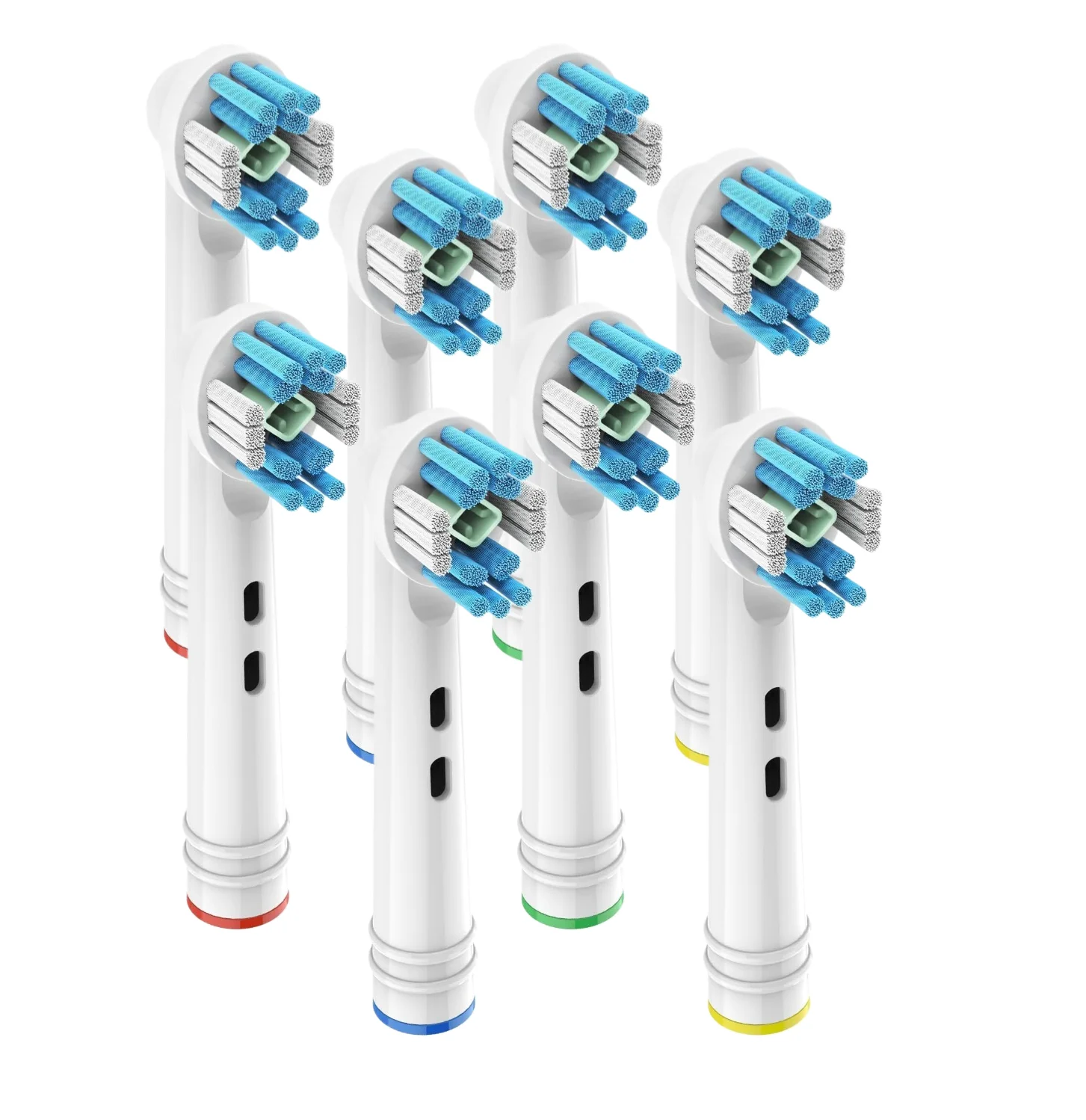8Pcs Electric Toothbrush Heads Nozzles For Oral B Braun 3D White ...