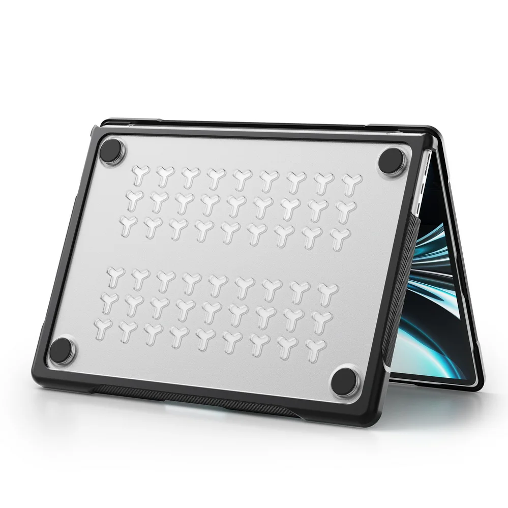 Sleek Protective Laptop Case with Foldable Kickstand – Full Coverage