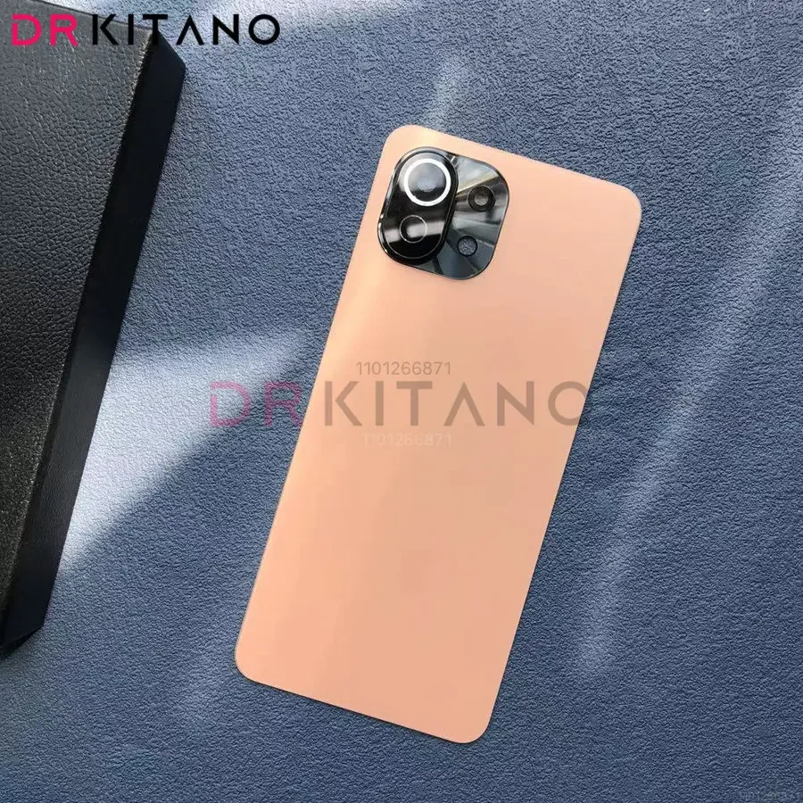 透明クリアシャオ mi mi 11 Lite 5 グラムバッテリーカバー