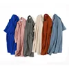 Oversize Short Sleeve Crew Neck T Shirt Unisex Loopwheel Basic Seamless Cotton Tees Plain S-2XL 4