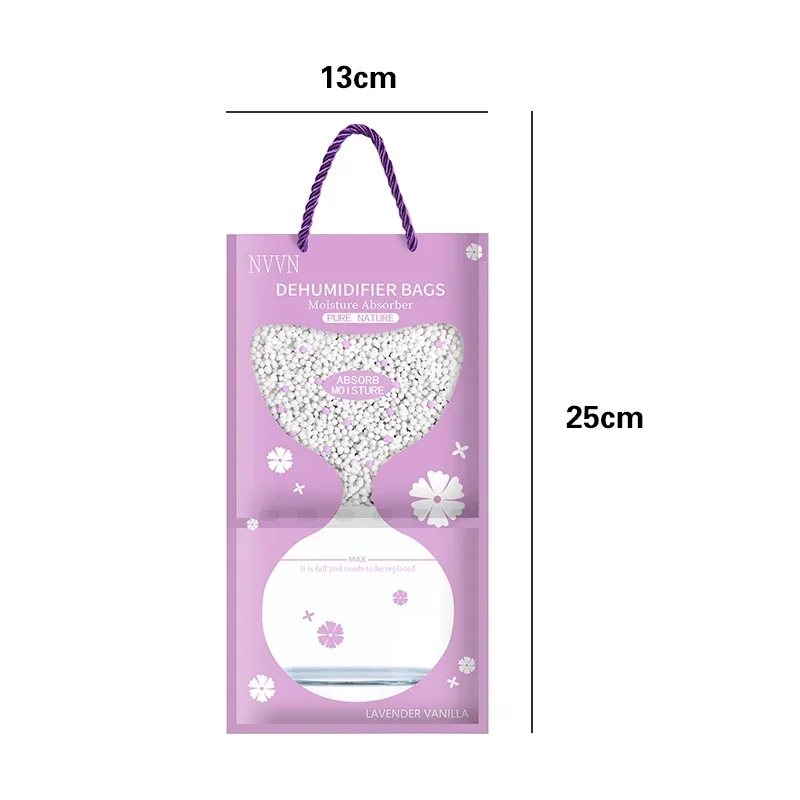 Moisture absorption anti-mold desiccant bag for household closet wardrobe 6/12Pcs