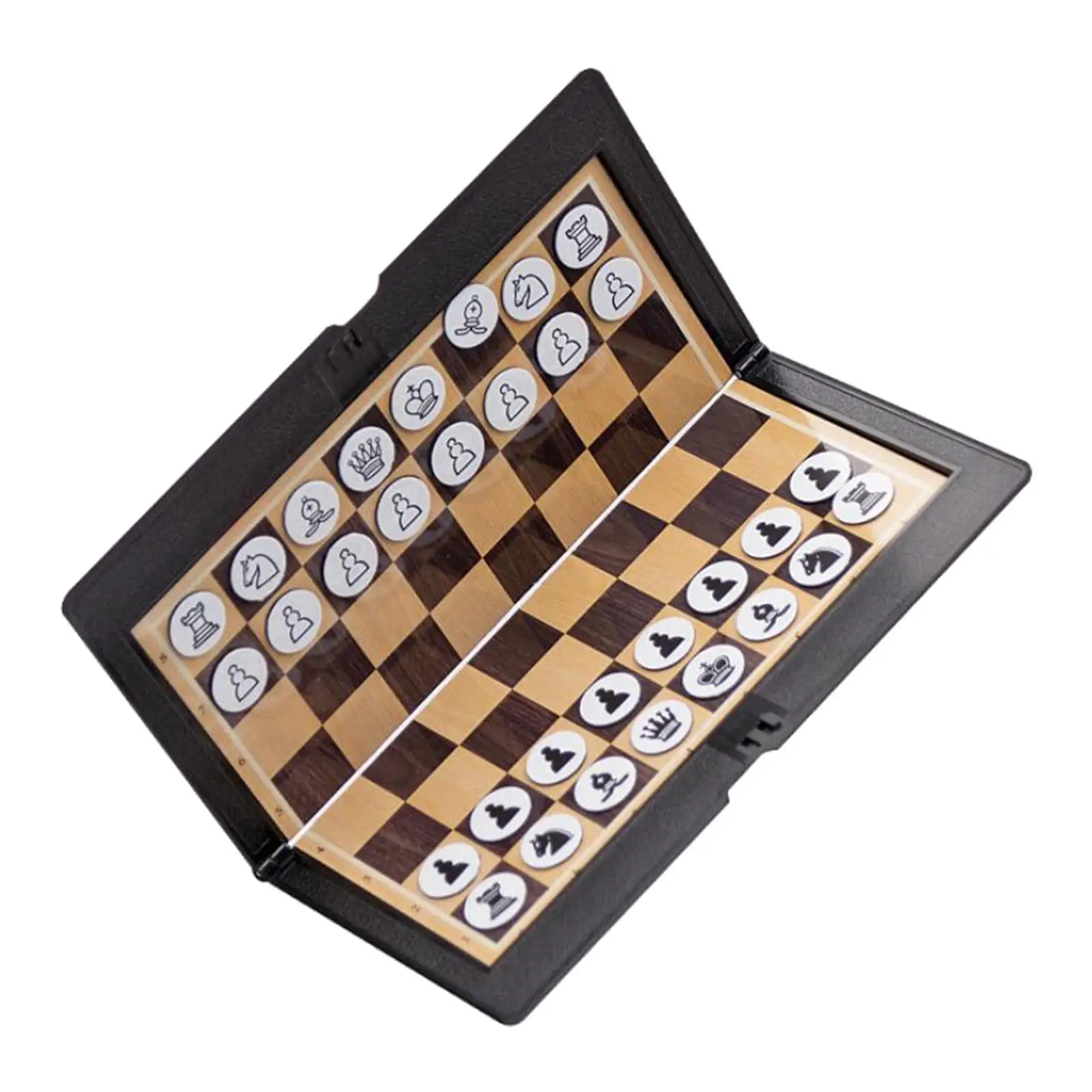 Foldable Chessboard Mini Size Chess Set Travel Portable Wallet Pocket Chess Board  Game Family Game - Chess Games - AliExpress