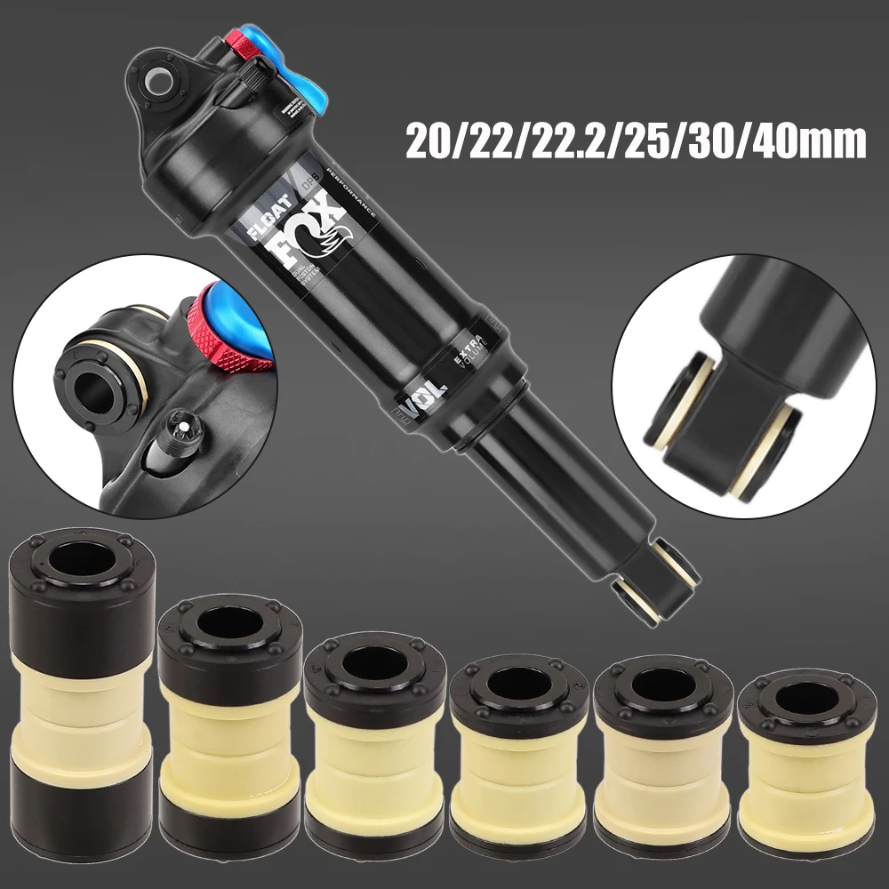 HEPPE 자전거 리어 서스펜션 부싱 20/22/22.2/25/30/40mm MTB 리어 쇼크 업소버 DU 부싱 (FOX 리어 쇼크 업소버용)