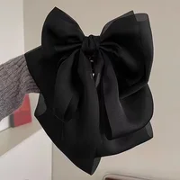 Pince à cheveux coréenne grande taille pour femmes, Barrettes à queue de cheval haute, couvre-chef pour filles et femmes, accessoires pour cheveux 4