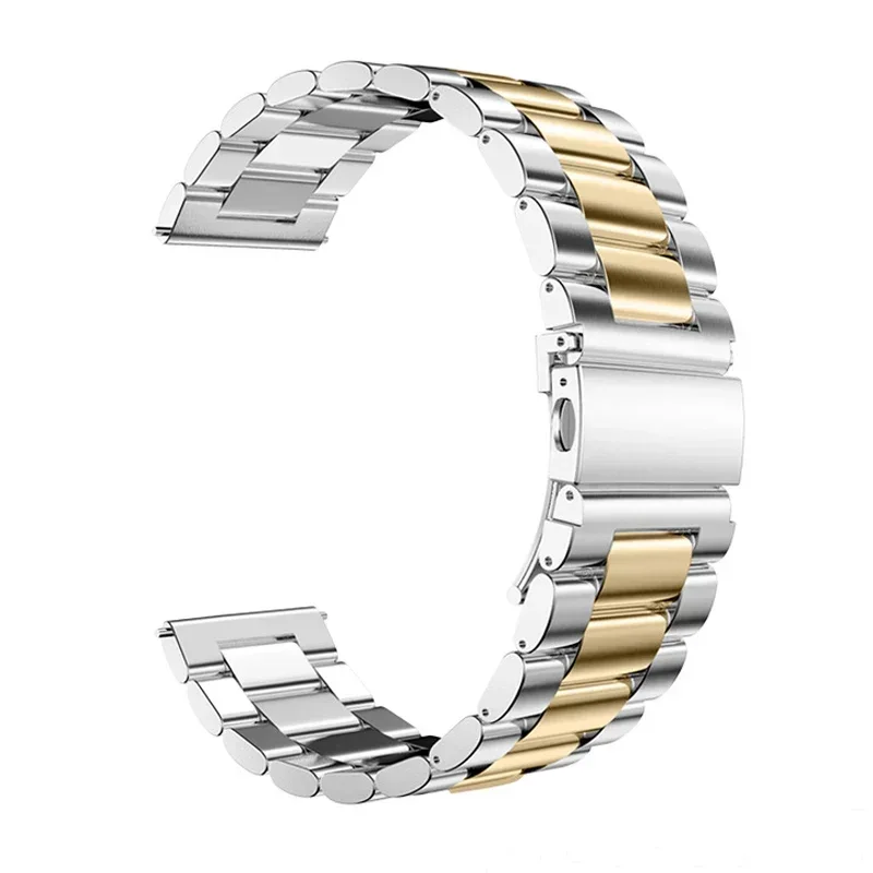 thumbnail image 1 of Correa de acero inoxidable para Samsung Galaxy Watch 7/FE/6/5 pro/4/Classic de 20 mm y 22 mm, correa de metal para Amazfit GTS-GTR-4-3-2e-mini, 1 of 5