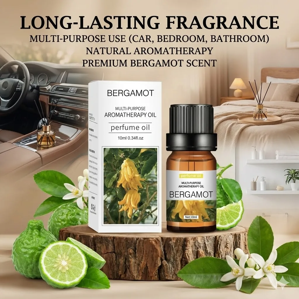 Pure Natural Plant Essential Aromatherapy Oil - 10ml Air Freshener Fragrance