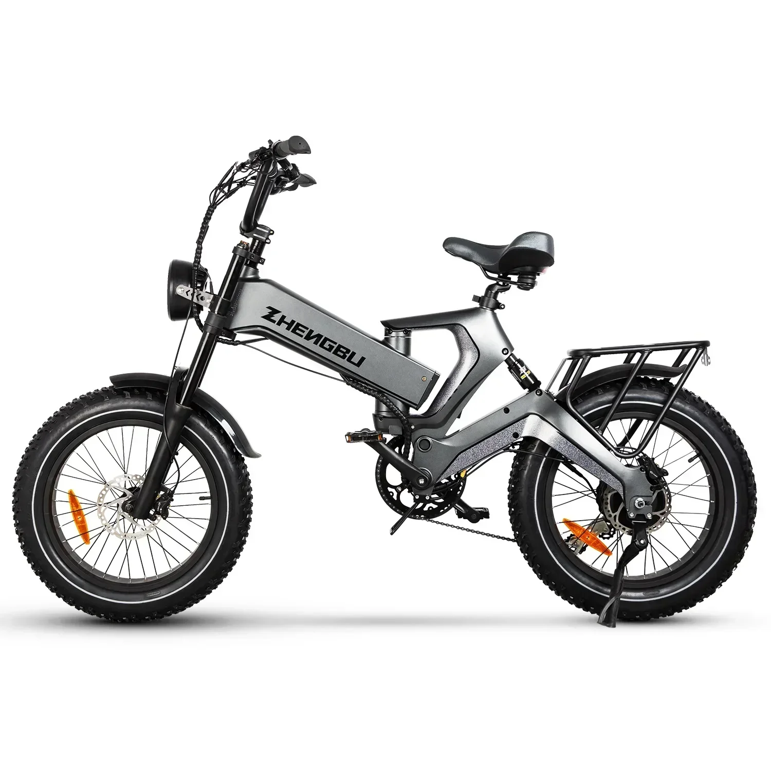 ZHENGBU 1000W 48V 15AH ELECTR BIKE Electric Bicycle Folded City Fat tire Snow Electronic Mountain