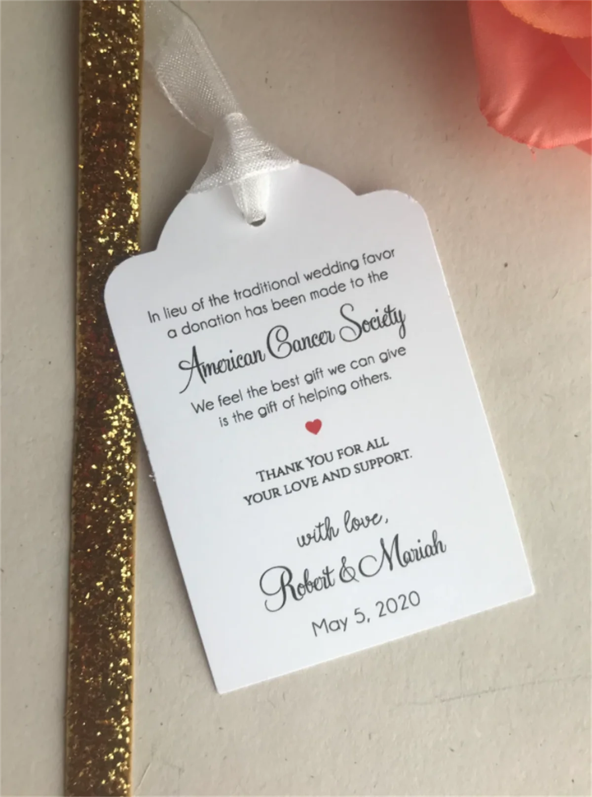 

50 шт. вместо бирки. Бирка для свадебных подарков