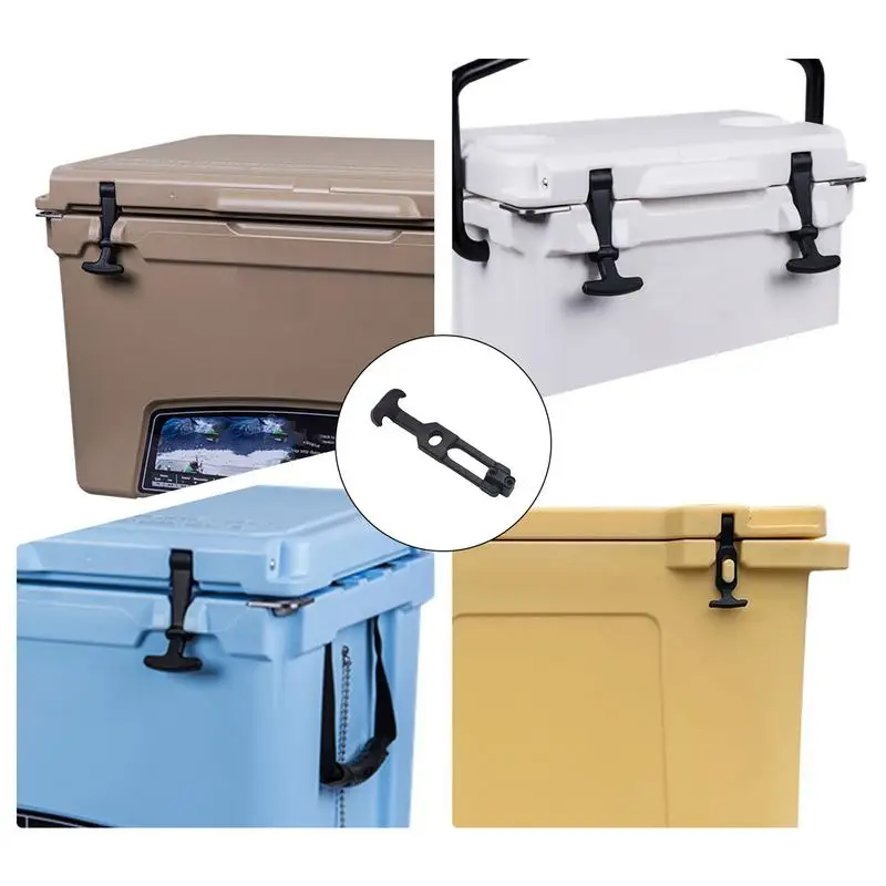 Rubber Draw Latch Hood Catch T-Handle Cooler Latches Draw Latches With Brackets Flexible Cabinet Lock Safety Locks For Furniture