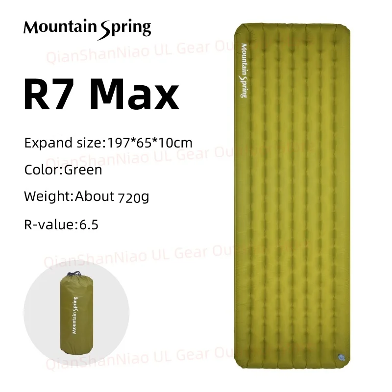 Mountain Spring New R7 Plus/Max Ultralight Mattress Outdoor