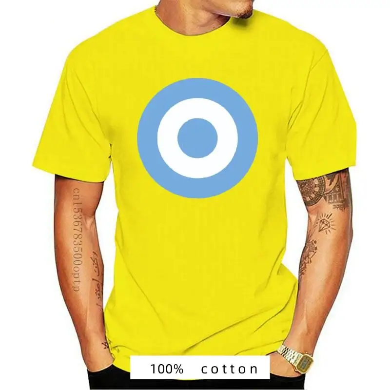 Abbigliamento Uomo Argentina Air Force Roundel T-Shirt Tee Shirt Free Sticker Argentina Faa Arg Ar