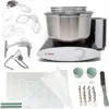 Universal Plus Stand Mixer - Black - Baker's Package with Additional Baking Attachments and Stainless Steel Bowl 1