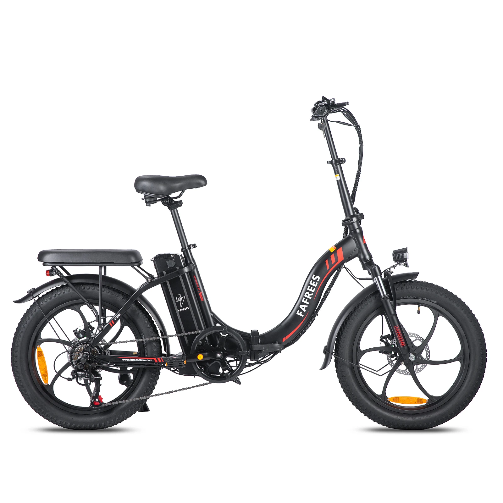 Bicicletta Elettrica Pieghevole Per Pneumatici Grassi 16Ah City Bike Fafrees F20