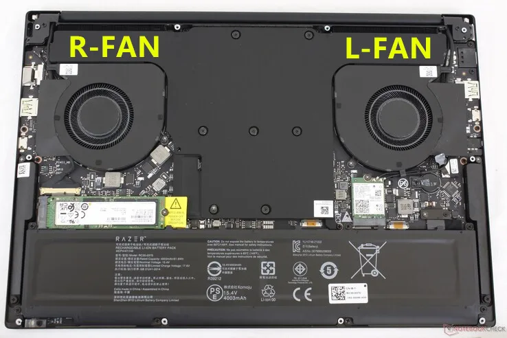 Per 21 Razer Blade 14 Rz09-0370 Ventola Di Raffreddamento Avanzata Del Server