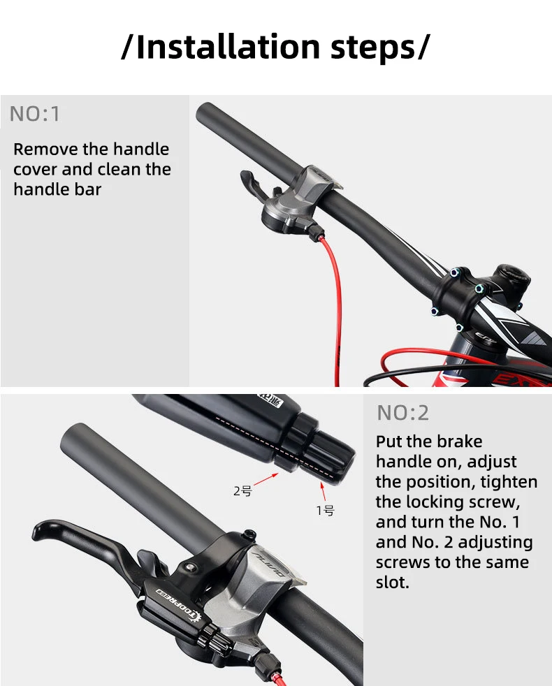 TOOPRE FR5 Aluminiumlegierung Fahrradbremshebelgriffe für MTB Rennrad Bunte Bremshebel Kinderbremshebel Universal – Detail 18