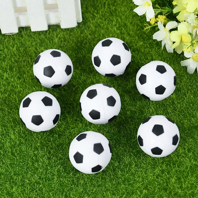 Mini balón de fútbol para niños, regalo de fiesta temático, recuerdo de  cumpleaños, 6 piezas, 4cm, suministros de fútbol, decoración, premios  educativos - AliExpress