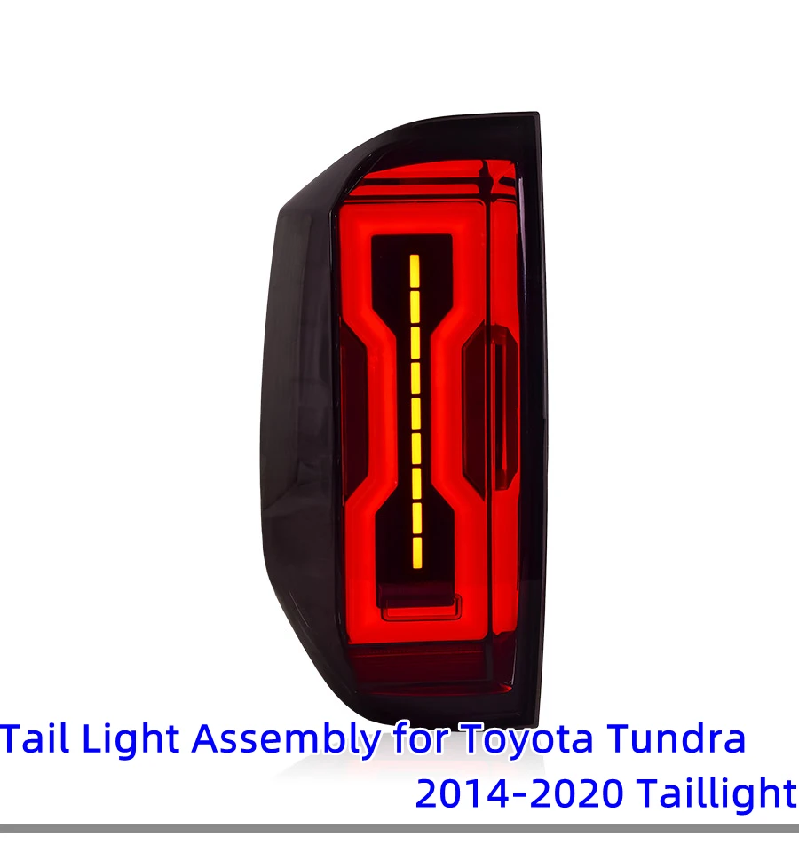 

For Toyota Tundra Taillight Assembly 2014-2020 Retrofit Dynamic LED Running Lights Streamer Turn Lights LED Rear Tail Lights