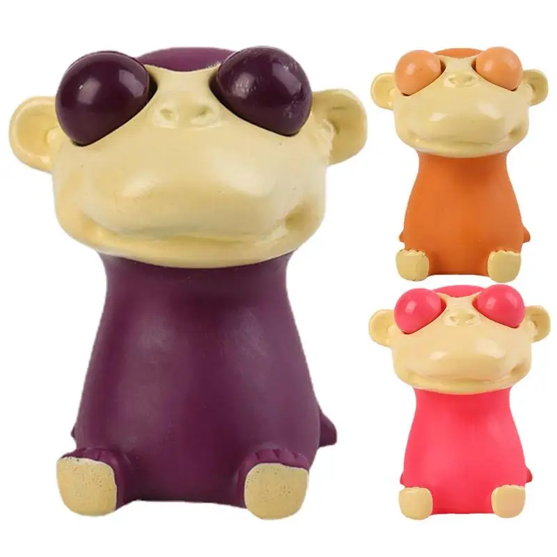 

Сжимаемые игрушки для снятия стресса животные обезьяны мячи для снятия стресса с глазами всплывающие стая корзина подарок для мальчиков девочек домашняя школа