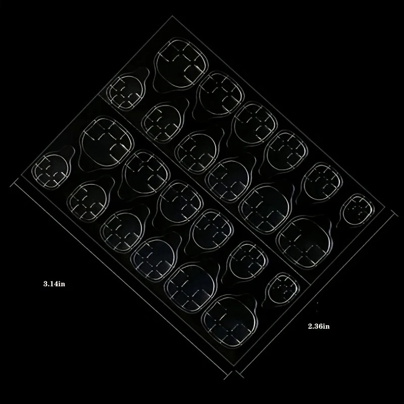 DIY Double Sided Nail Stickers Nail Glue 5件装 Nail Art Tools