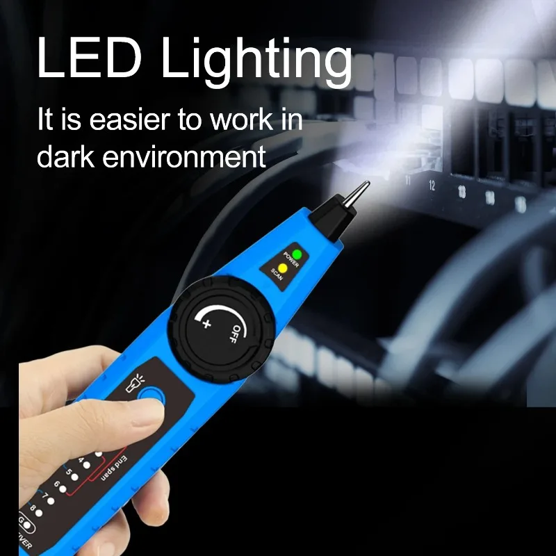 NOYAFA NF-810 Network cable tester PoE Ethernet cat5 cat6 Lan utp tester RJ45 RJ11 Telephone Wire Network Cable Tracker 6