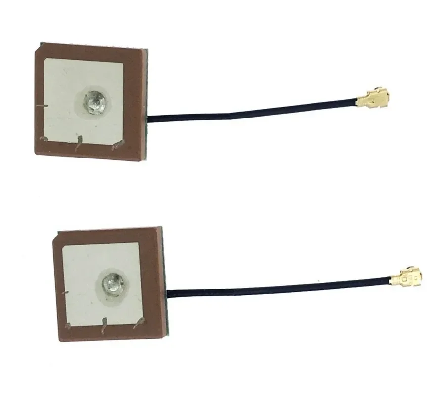 1 pz Antenna di Navigazione Del Veicolo GPS 10*10/12*12/15*15/18*18/6*16 21DBi Interno Attivo IPX U.FL connettore registratore di guida per auto - immagine 2