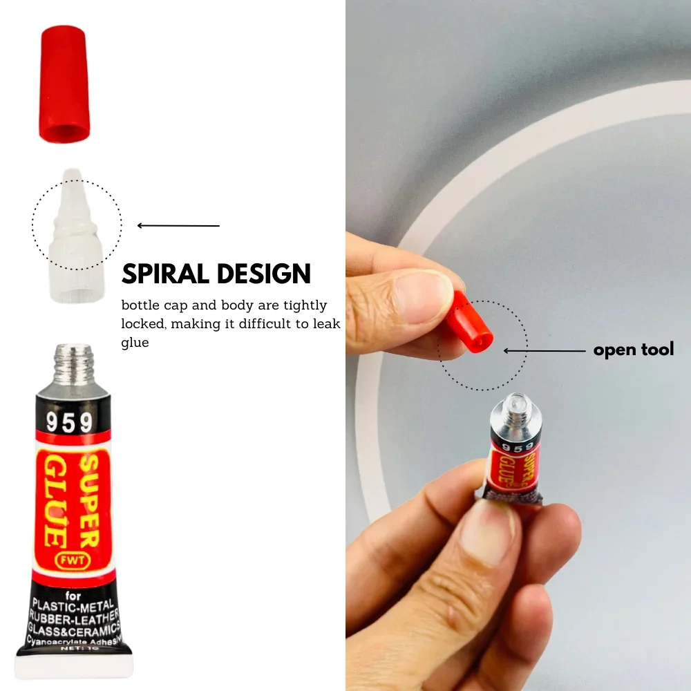 Stationery Shop Cyanoacrylate Glue 1g/Piece 10/20/50pcs