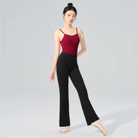 Ballet Dance Pants for Women Girls Modal Flare Long Trousers High Waist Fitness Black Gymnastics Flare Trousers Bell-bottoms - Image 3