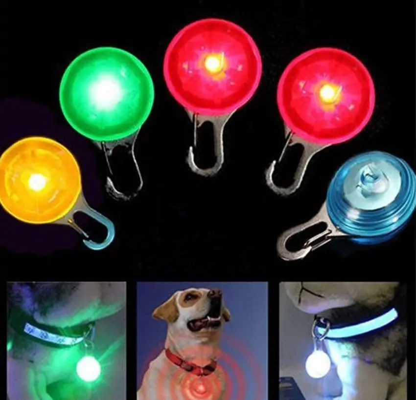 Collares luminosos para mascotas, lámpara LED intermitente colgante decorativa, accesorios para perros pequeños, y grandes, señal de luz para mascotas - AliExpress Hogar y jardín