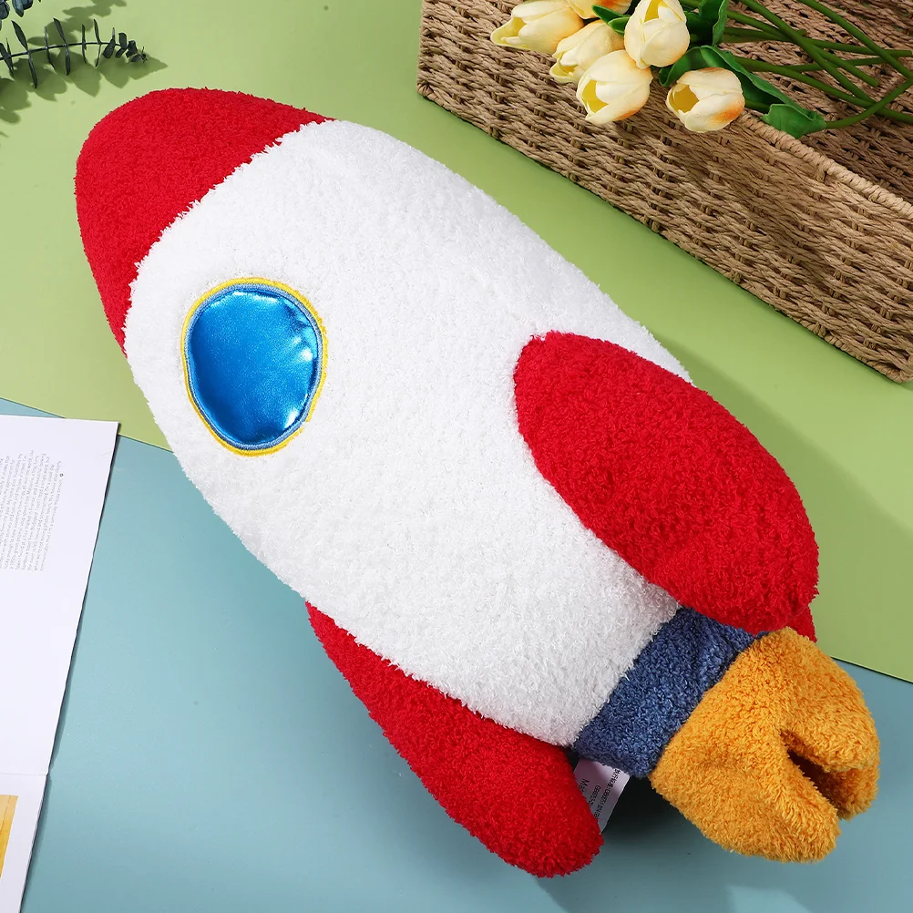 Space Rocket Toys Outerspace Mini Pillow Stuffed Animal Pp Cotton Ship Nursery Decor Child 5