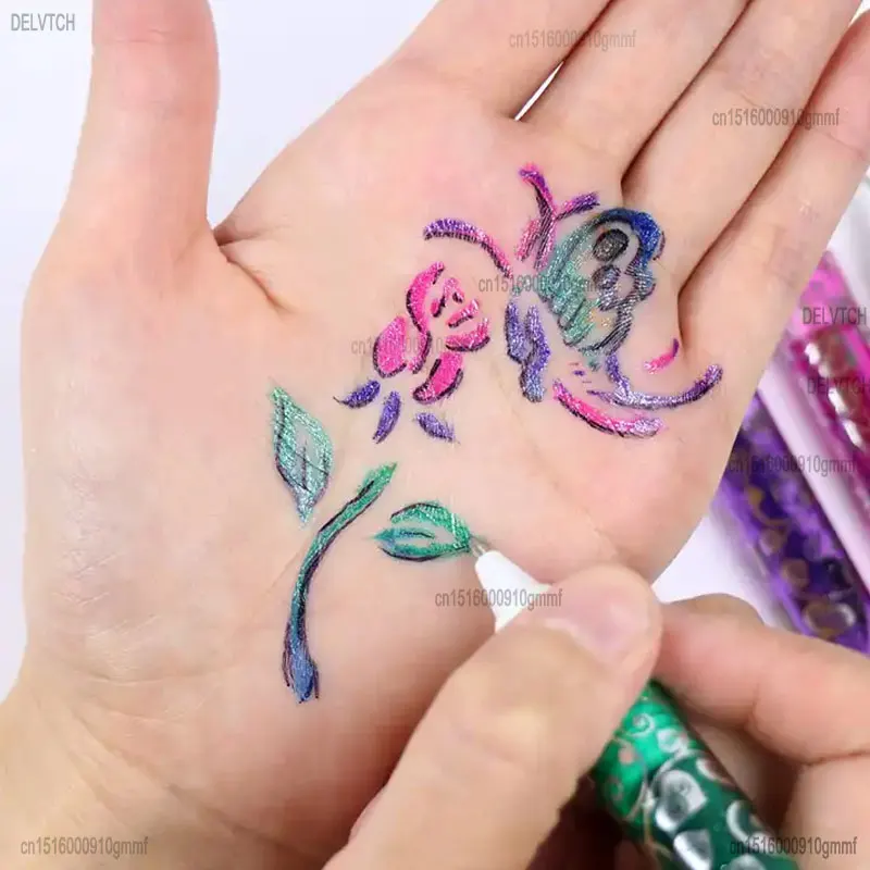 Tattoo Glitter Gel Pens