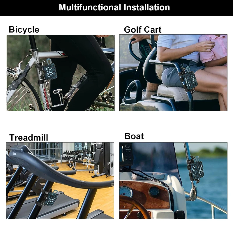 Suporte de Metal Portátil para Bicicleta Carrinho de Golfe Trilhos de Barco Alça Ajustável Suporte de Alto-falante com Bolsa Líquido Jbl go Speaker - Image 3