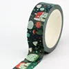 NEW 1PC 10M Red Houses and Trees Mushroom Snowflake Washi Tapes for Scrapbooking Planner Masking Tape Cute Stationery 2